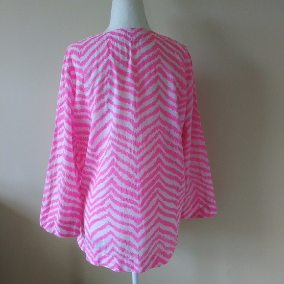 Lilly Pulitzer Amelia Island Zebron Print Tunic - Picture 5 of 7